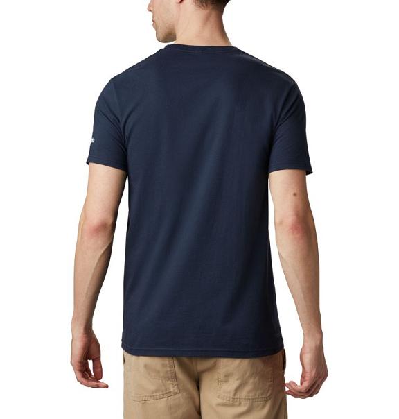Columbia T-Shirt Herre Pegasus Mørkeblå BEOA74895 Danmark